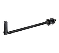 Alberts 306861 Hook to Screw Through | J-Hook, for Posts | Black Dipping Varnish | Backset Ø16 mm | Length 290 mm