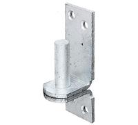 Alberts 311209 Clamp on Plate in Designs with DI or DII Hooks Hot-Dip Galvanised Backset Diameter 13 mm Plate 100 x 35 mm