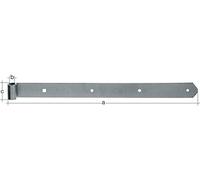 Alberts 312381 Shutter Hinge | in Different Designs | hot-dip galvanised | roll Ø20 mm | Size 1000 x 60 mm