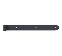 Alberts 314026 Shutter Hinge Ovado | electrogalvanised, Graphite Grey Plastic-Coated | roll Ø13 mm | Size 400 x 40 mm