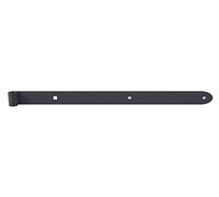 Alberts 314033 Shutter Hinge Ovado | electrogalvanised, Graphite Grey Plastic-Coated | roll Ø16 mm | Size 600 x 40 mm