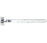 Steel Band Straight with Rounded End Adjustable by 30 mm 460 x 40 mm / M12 Oberflaeche: feuerverzinkt
