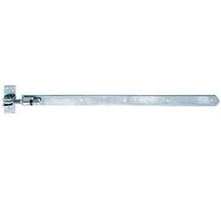 Alberts 318338 Shutter Hinge | Straight, Round end, Adjustable by 30 mm | electrogalvanised Blue | 660 x 40 mm