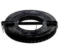 Alberts 329549 Builders Band | galvanised | Black | Powder-Coated | 10,000 x 12 x 0.8 mm