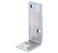 Alberts 333300 Beam Angle and Connecting Plates, Silver, 50x100x40x5 mm
