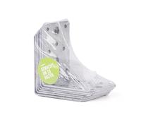 Alberts 333614 Angle Bracket | sendzimir galvanised | 90 x 90 x 65 mm | Set of 6