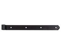 Alberts 340698 Shutter Hinge | in Different Designs | Black | roll Ø16 mm | Size 400 x 35 mm