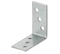 Alberts 341855 Angle Wood Connector in CC containers, Silver