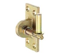 Alberts 361471 Screw-on clamp | adjustable by 20 mm | stainless steel | mandrel size Ø15 mm | plate 100 x 40 mm, stainless steel