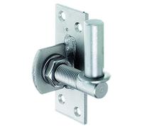 Alberts 361488 Hook for screwing on | Adjustable by 20 mm | Stainless Steel | Backset Ø16 mm | Plate 100 x 40 mm