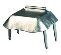 Alberts 410445 Gate Stop | for Setting in Concrete | hot-dip galvanised | 130 x 130 mm