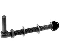 Alberts 410636 Clamp | one Pair, to Screw Through, Adjustable | hot-dip galvanised | Backset Ø13 mm | Length 160 mm | Thread M12