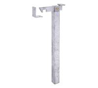 Alberts 412838 Gate Stop | Height Adjustable | for Setting in Concrete | hot-dip galvanised | Height 300 mm