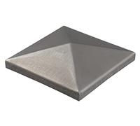 Alberts 418021 Post Cap for Square Metal Posts | for Welding on | Steel | 80 x 80 mm