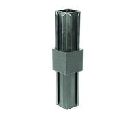 Alberts 426439 XD Pipe Connector | Straight | Plastic, Black | 30 x 30 x 2.0 mm | Set of 10