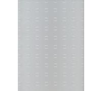 Alberts 466459 Textured Sheet | Square Embossing | Aluminium, Silver-Coloured Anodised | 200 x 1000 x 1 mm