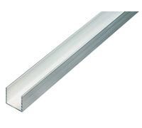 Alberts 470357 U-Profile Aluminium Natural 1000 x 25 x 25 mm