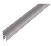Alberts 470487 Chair Profile | Aluminum, Silver anodised | Clear Width 8 mm | 1000 x 26 x 11 mm