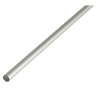 Alberts 473334 Round Bar Aluminium 1000 x 8 mm, Anodised Silver Colour, Ø 8 mm