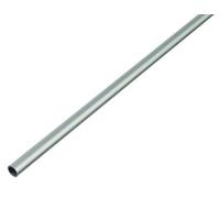 Alberts 473433 Runt rör Round Tube, Aluminium, Silver anodised, 1000 x 10 x 1 mm, Ø 10 x 1 mm