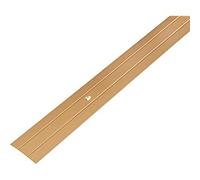 Alberts 476304 Transition Profile | with Two Grooves | Aluminium, anodised Gold Colour | 900 x 37,8 mm