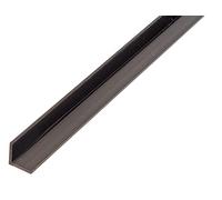 Alberts 479008 Angle Profile, Plastic, Black, 1000 x 10 x 10 mm