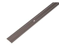 Alberts 484156 Transition Profile | with Two Grooves | Aluminium, anodised Bronze Colour | 900 x 25 mm