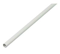 Alberts 484910 Round Tube, Plastic, White, 1000 x 7 x 1 mm