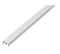 Alberts 485115 Guide Rail Profile top | Plastic, White | 1000 x 18 x 10 mm