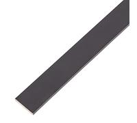Alberts 489373 Flat bar | Aluminum, Black anodised | 1000 x 20 x 2 mm