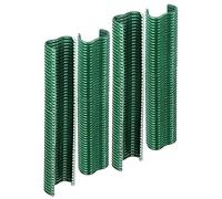 Alberts 530969 Wire Clips Zinc Phosphated Green Plastic Coated Width 22 mm Set of 200