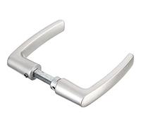 Alberts 554880 Door Handle | one Pair | cast Aluminium | 50 x 115 mm