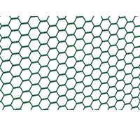 Alberts 614218 Hexagonal mesh | Different Lengths and Heights - Available in Different Colours | Green | mesh 13 x 13 mm | Height 100 cm | Length 25 m