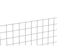Alberts 614461 Welded mesh | Different Heights - Available in Different Colours | galvanised | mesh 12.7 x 12.7 mm | Height 50 cm | Length 5 m