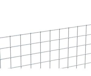 Alberts 614461 Welded mesh | Different Heights - Available in Different Colours | galvanised | mesh 12.7 x 12.7 mm | Height 50 cm | Length 5 m