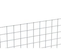 Alberts 614478 Welded mesh | Different Heights - Available in Different Colours | galvanised | mesh 12.7 x 12.7 mm | Height 100 cm | Length 5 m