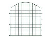Alberts 646912 Pond Fence Panel | arc Centered top | Green Plastic Coated | Width 775 mm