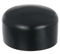 Alberts 654627 Post Cap for Round Metal Posts | Plastic, Black | for Post Ø 60 mm