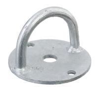 Alberts 657239 Mounting Bracket | to Screw on | hot-dip galvanised | Total Width Ø100 mm | Ball Ø 12 mm