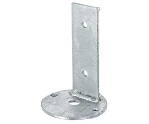 Alberts 657260 Mounting Bracket on Screw-on Plate | hot-dip galvanised | Ø100 x 150