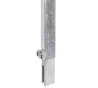 Alberts 672683 Fence Elevation Erhard | for Easy Elevation of an existing Double bar mesh Fence | hot-dip galvanised | Height 800 mm | for Posts 60 x 40 mm
