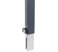 Alberts 672706 Fence Elevation Erhard | for Easy Elevation of an existing Double bar mesh Fence | Anthracite | Height 800 mm | for Posts 60 x 40 mm