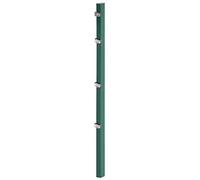Alberts 677893 Post for Double Rod mat Fence Grid, Green, Länge 120 cm