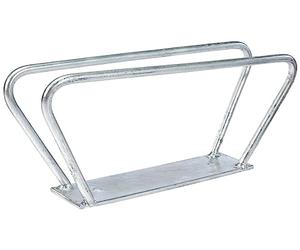 Alberts 692483 Single Bicycle Holder | Available in Two Designs | for mounting on the wall | hot-dip galvanised | Holder at 90° Angle