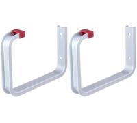 Alberts 805562 Ceiling Hook Angled Aluminium Hook Depth 120 mm Total Height 160 mm (Pack of 2)
