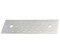 Alberts 820381 Perforated Plate | sendzimir galvanised | 200 x 60 x 2 mm | Set of 25