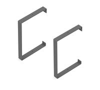 Alberts 823290 Shelf Brackets Adam | a Pair | Shelf Brackets Available in Different Trendy Colours | Shelf Brackets as a Pair or Single| Size 304 x 210 x 30 mm