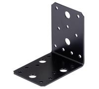 Alberts 824877 Angle Bracket- Black - Powder-Coated - 90 x 90 x 65 mm | Set of 25