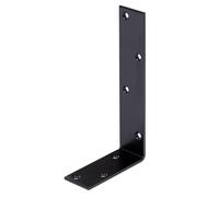 Alberts 824976 Joist Hanger Angle Bracket - Black - Powder-Coated - 100 x 200 x 40 mm | Set of 20