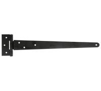 Alberts 829940 Tee Hinge | Black dip Coating | Strip 397 x 46 mm | Hinge 90 x 40 mm | Set of 10